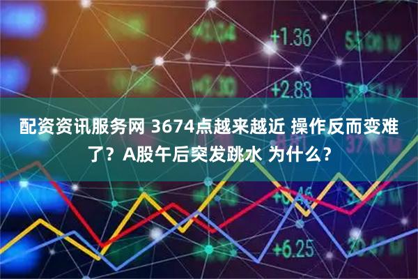 配资资讯服务网 3674点越来越近 操作反而变难了？A股午后突发跳水 为什么？